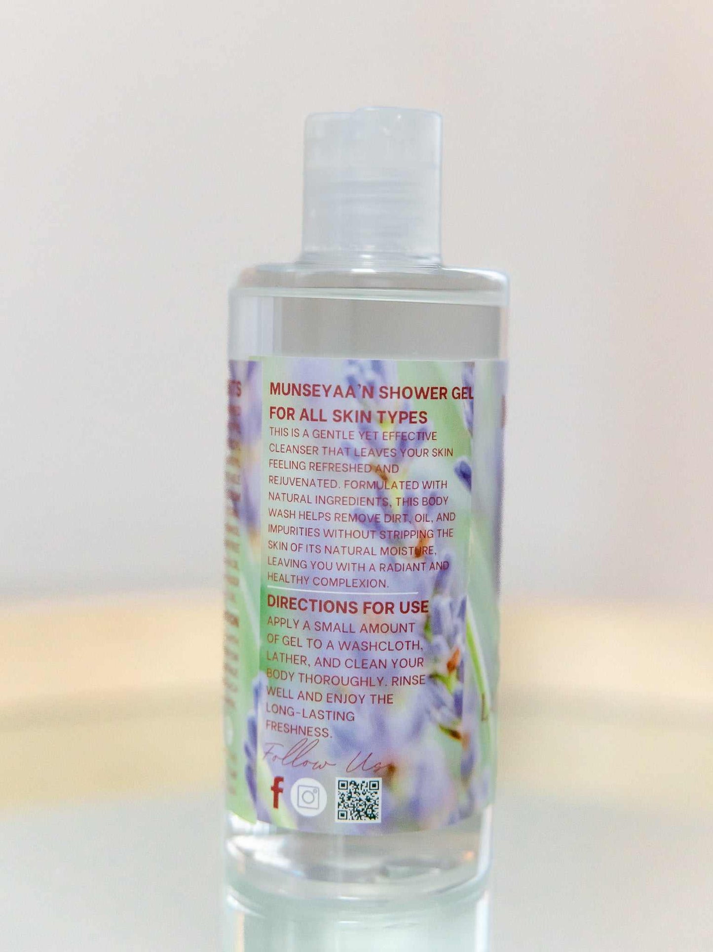 Lavender Shower Gel MunSeyaa'n Collective