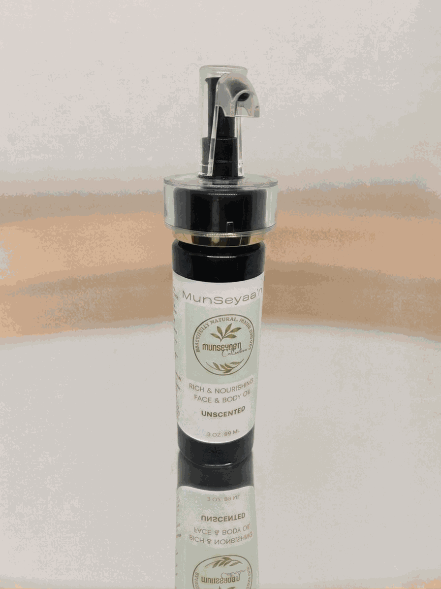 Unscented Face and Body Oil MunSeyaa'n Collective