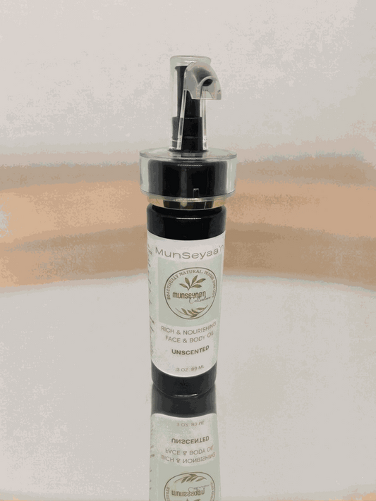 Unscented Face and Body Oil MunSeyaa'n Collective