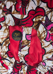 Ankara Cloth with Satin Bonnet MunSeyaa'n Collective