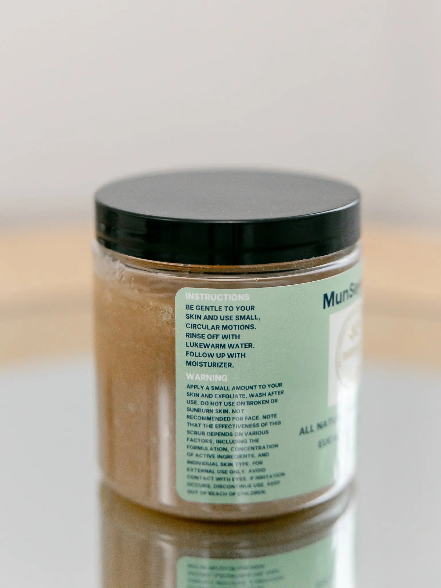 Eucalyptus Spearmint Organic Sugar Scrub MunSeyaa'n Collective