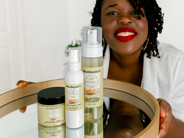 Turmeric Scrub, Foam Wash & Toner: Bundle