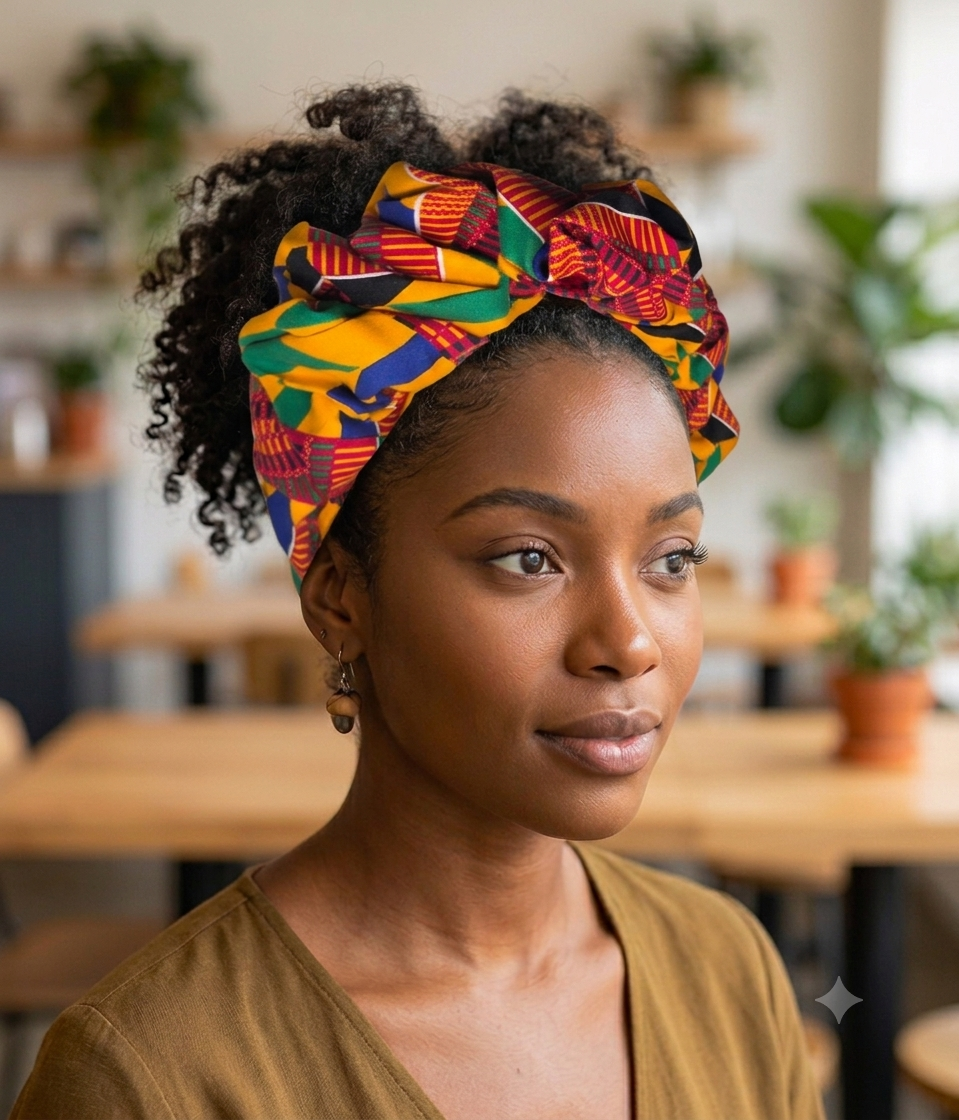 African Ankara Head Bands MunSeyaa'n Collective