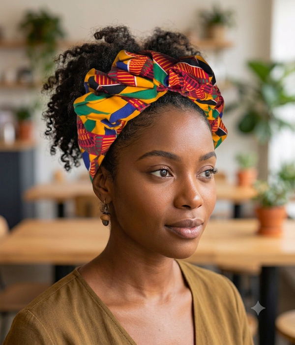 African Ankara Head Bands MunSeyaa'n Collective